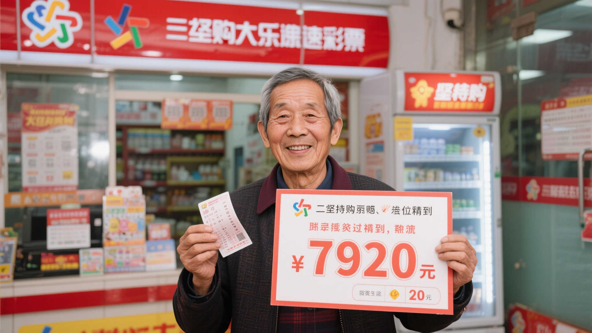 一：坚持购彩 期期不落的信念
这位幸运