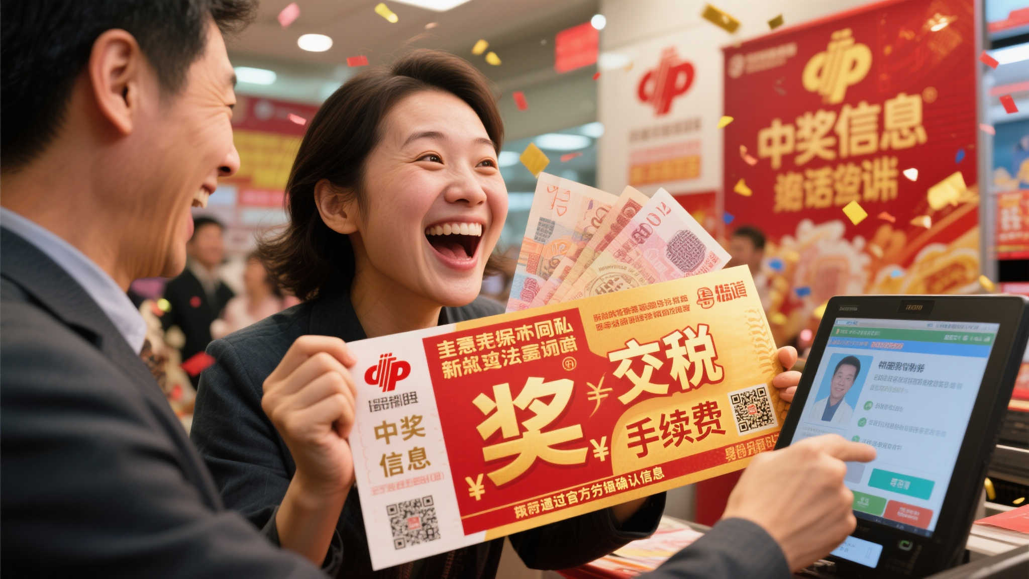 中奖固然令人兴奋，但也要注意保护个人隐私