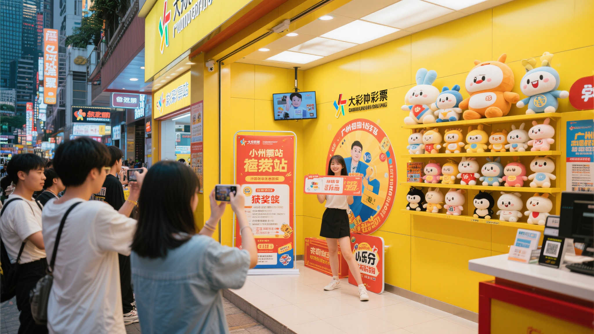 把彩券站搬进繁忙都市生活中心，不仅实现销