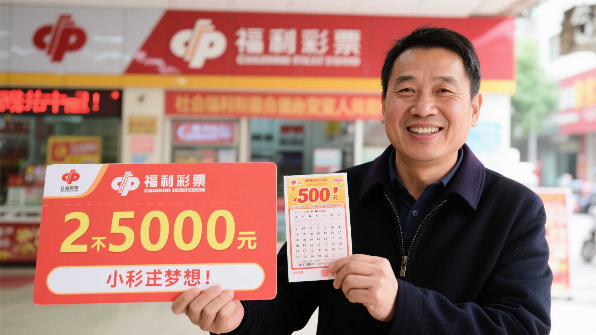 男子花2元中500万福彩大奖 国庆期间每天查彩票超十次