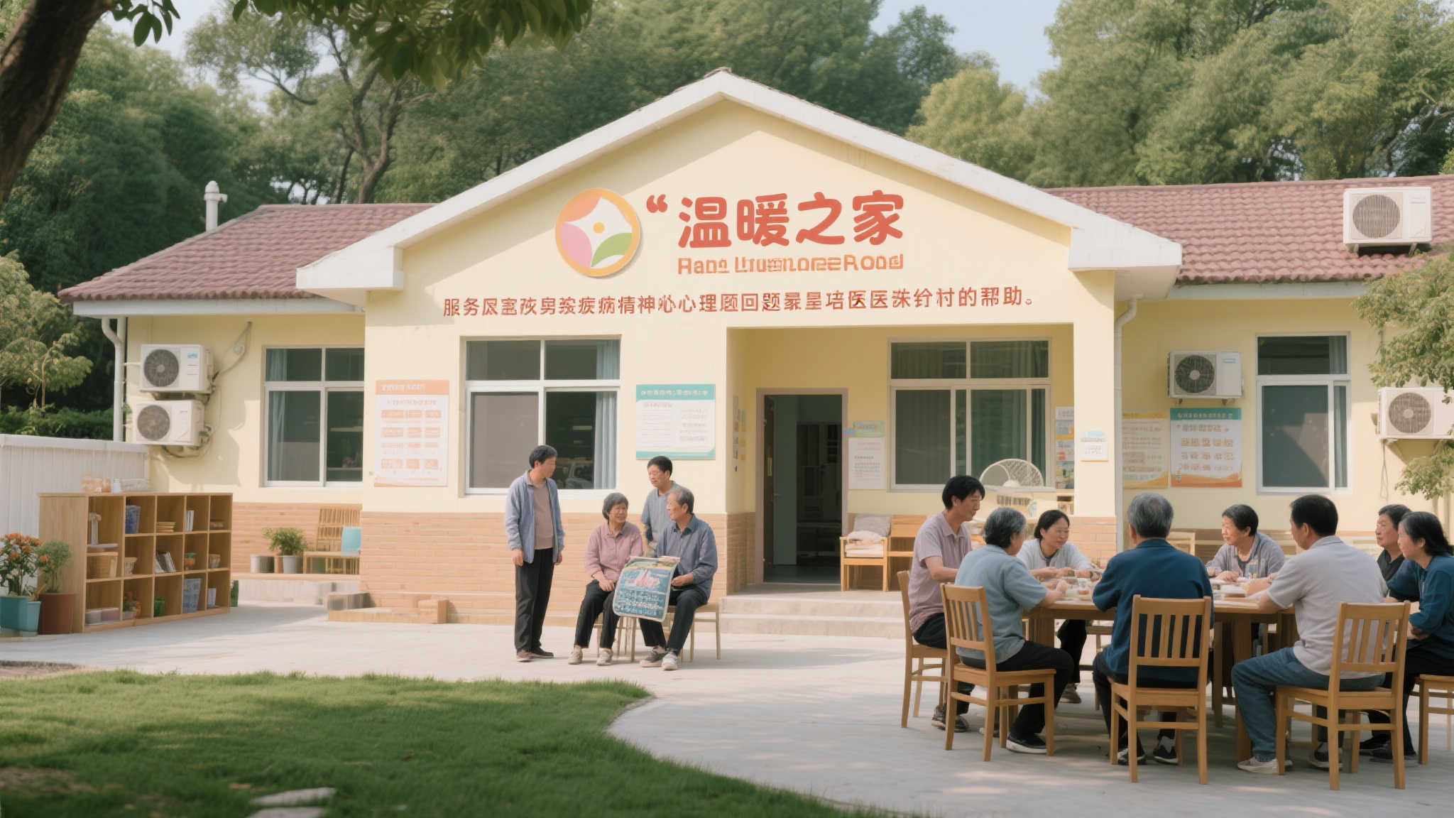 “温暖之家”并不只是一个简单居住场所，它