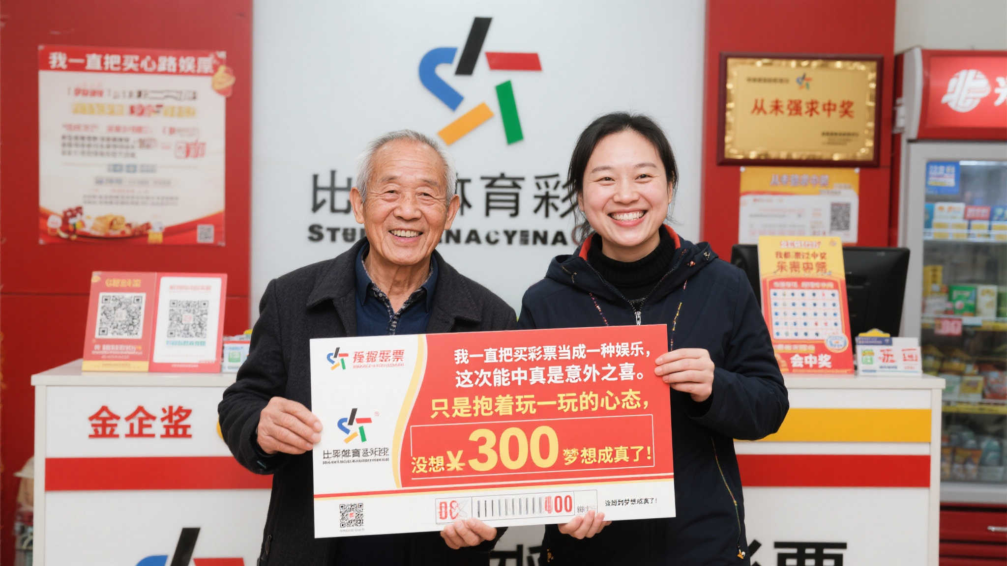 双色球589万双人同领奖 乐观心态成就梦想 在兑奖现场,两位得主分享了自己的心路历程