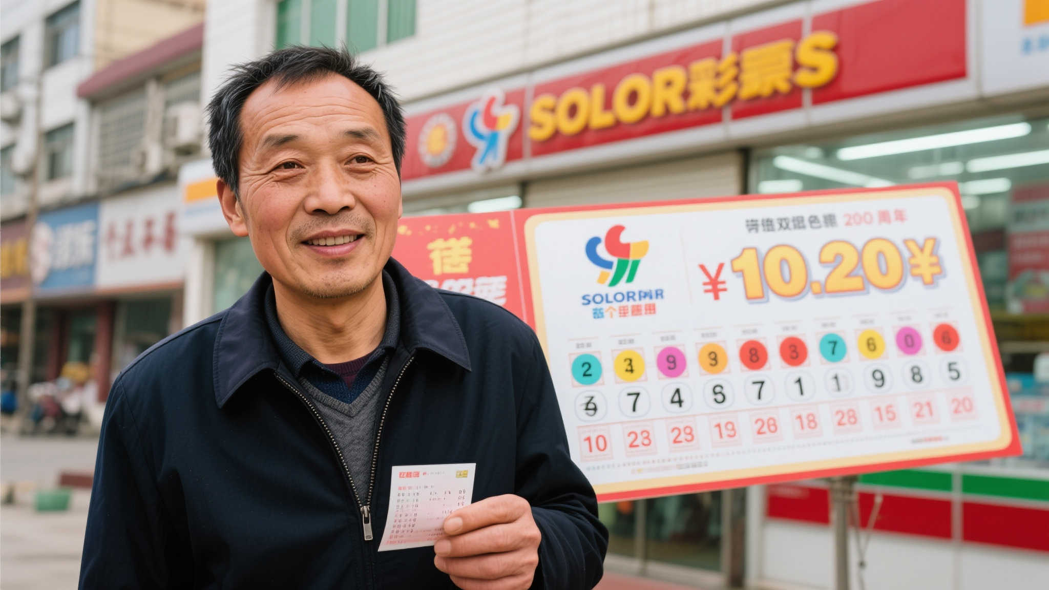 这位中奖者来自一座小城市，是一位普通的工