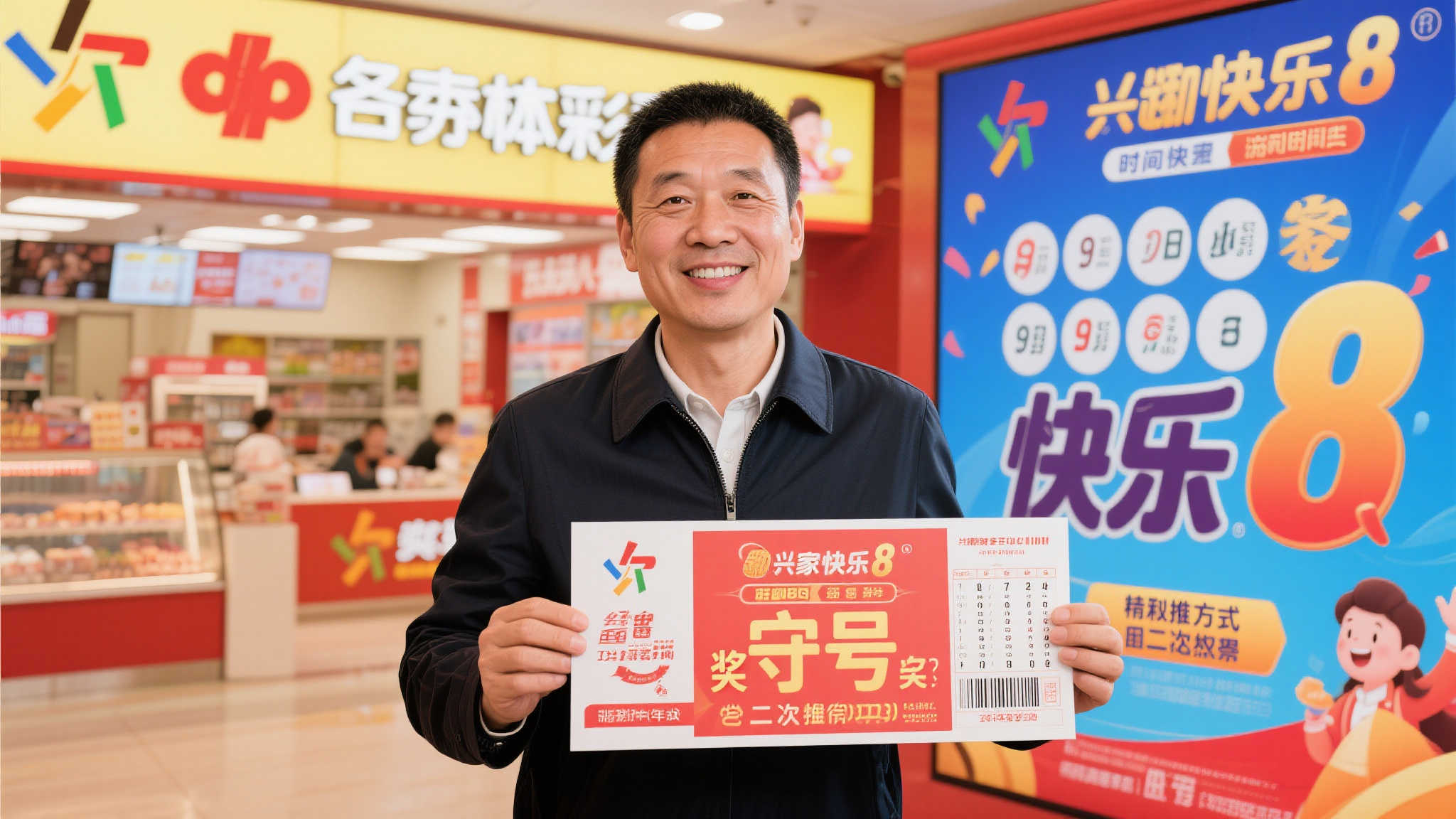 男子坚持守号仅2个月，喜中快乐8游戏7.31万大奖