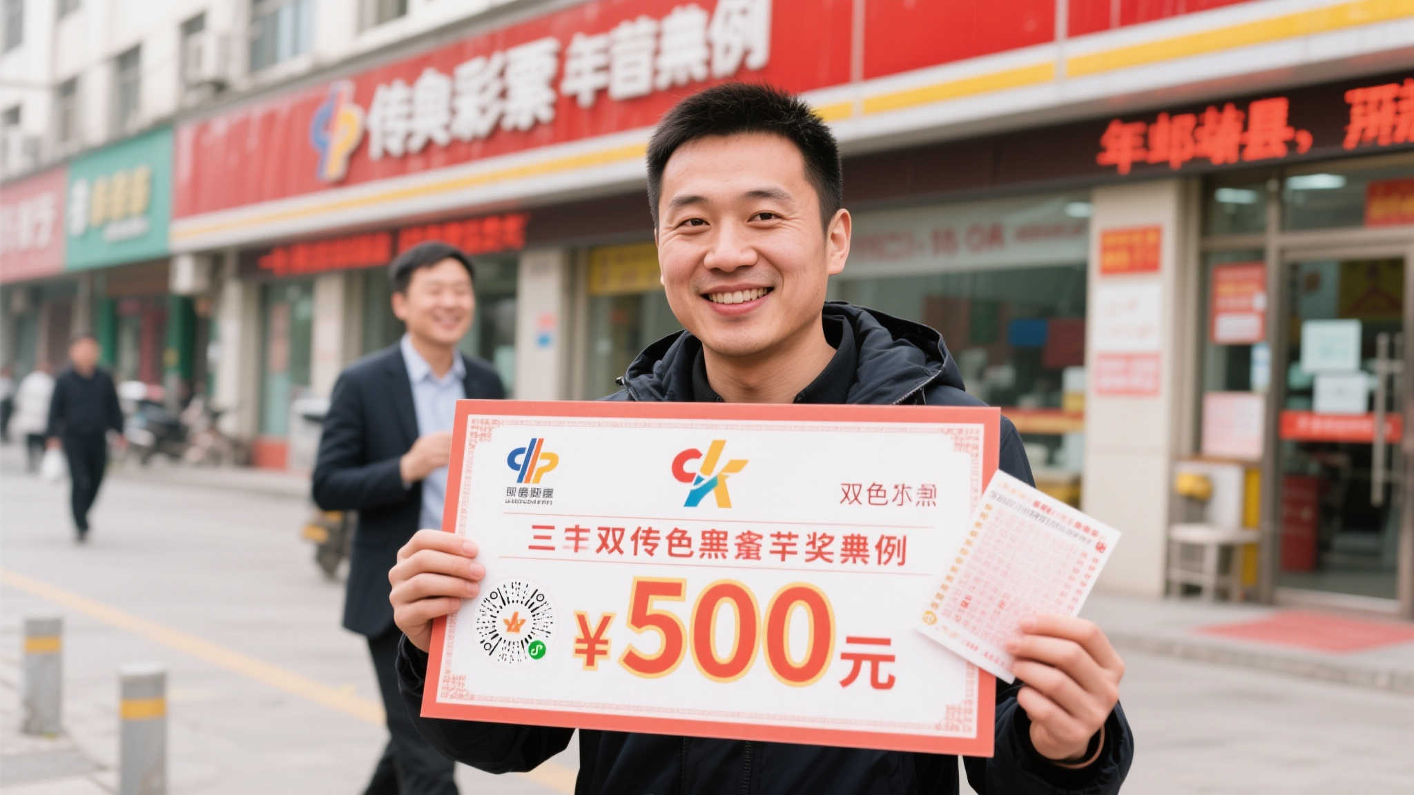 男子随手买彩票喜中双色球688万 第二天火速领奖