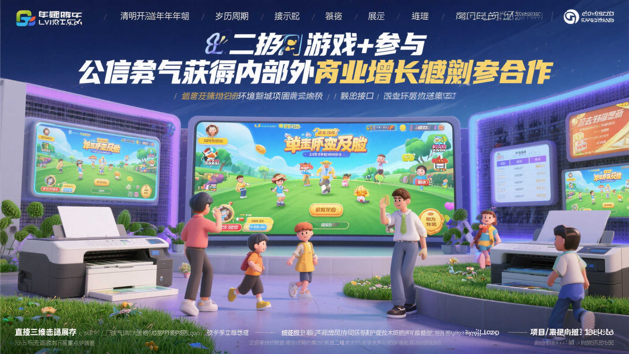 二、“游戏+参与公信气赢得内部外业态增长