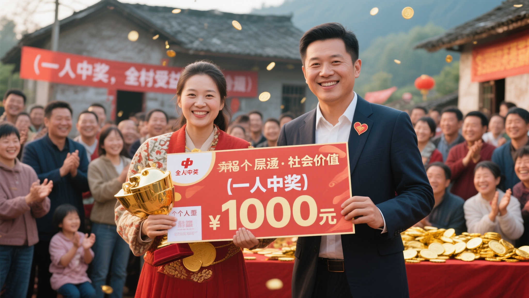 这种“一人中奖，全村受益”的现象，其实反